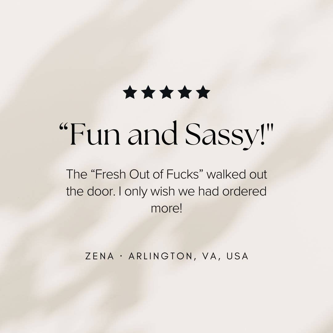 Fresh Out | Unique Funny Cocktail Party Napkins
