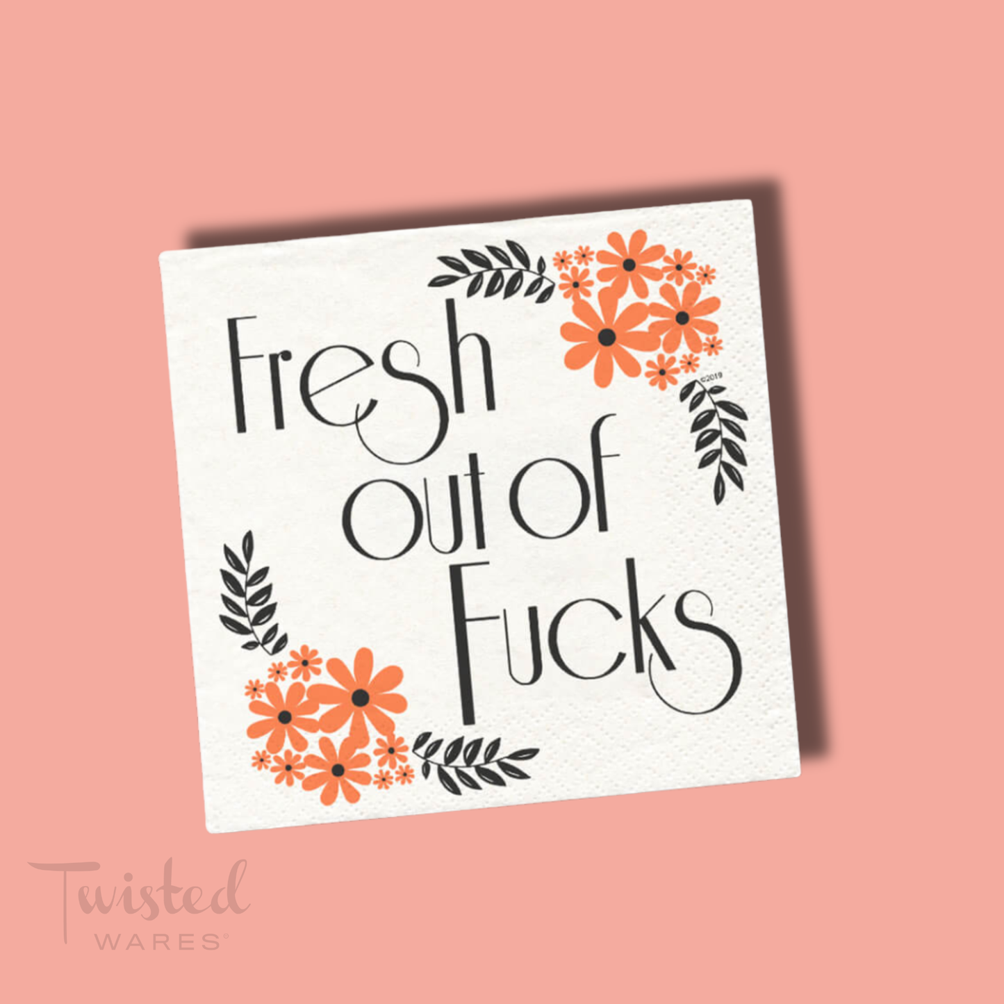 Fresh Out | Unique Funny Cocktail Party Napkins