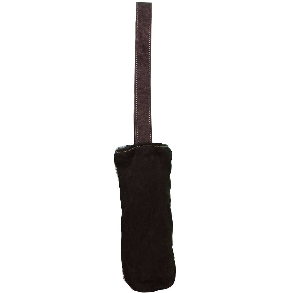 Black And Brown Design Wine Bag