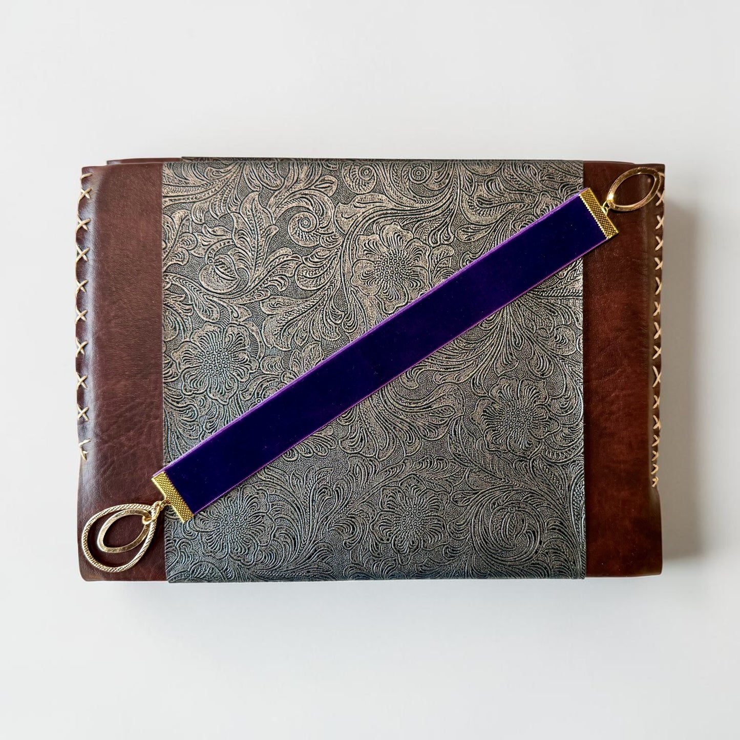 Handmade Velvet Ribbon Bookmark | Luxury Boho Gift for Readers