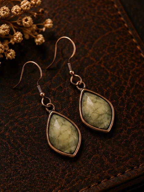 Sagebrush Copper Drop Earrings