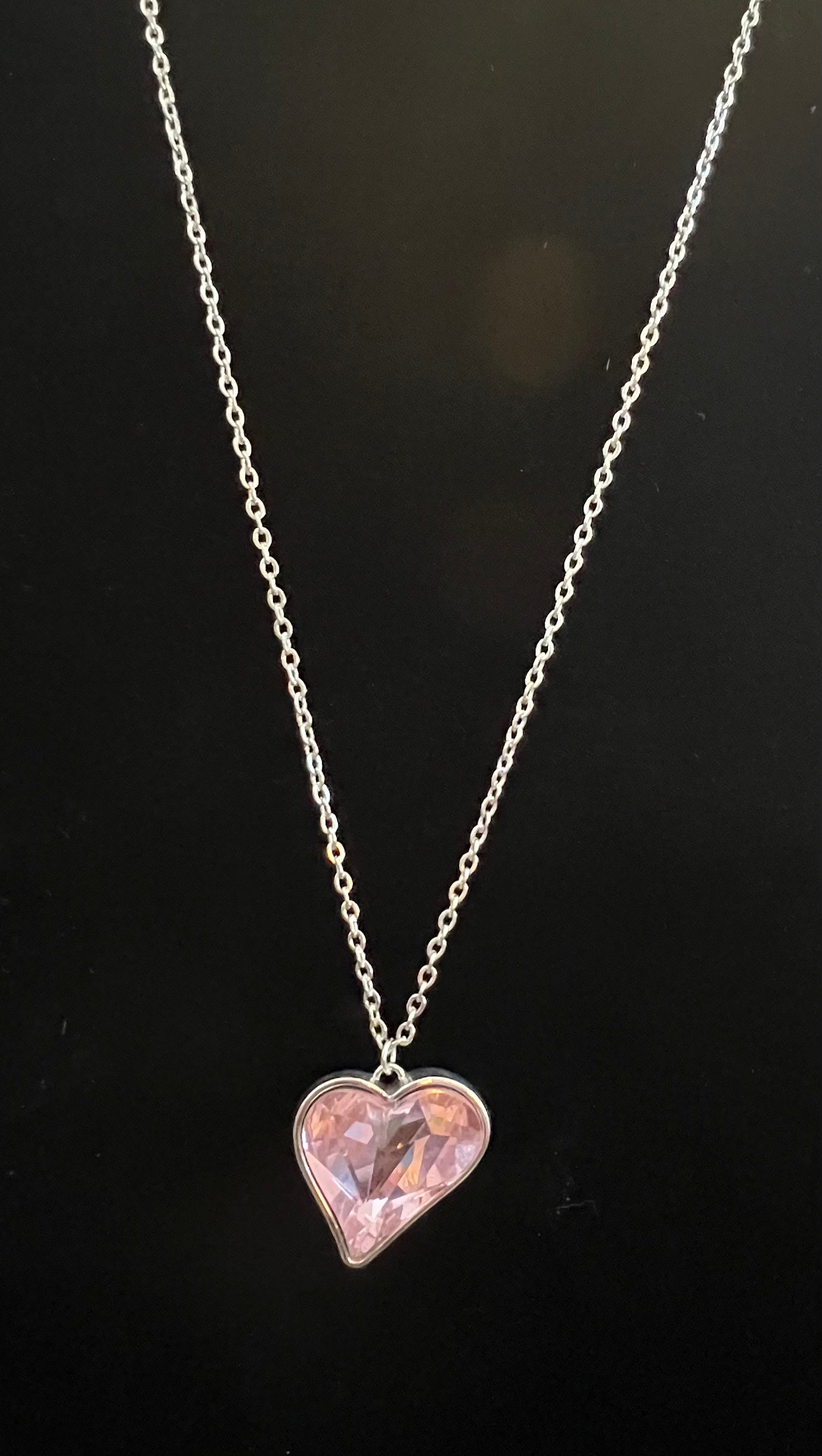 Pink Heart Necklace