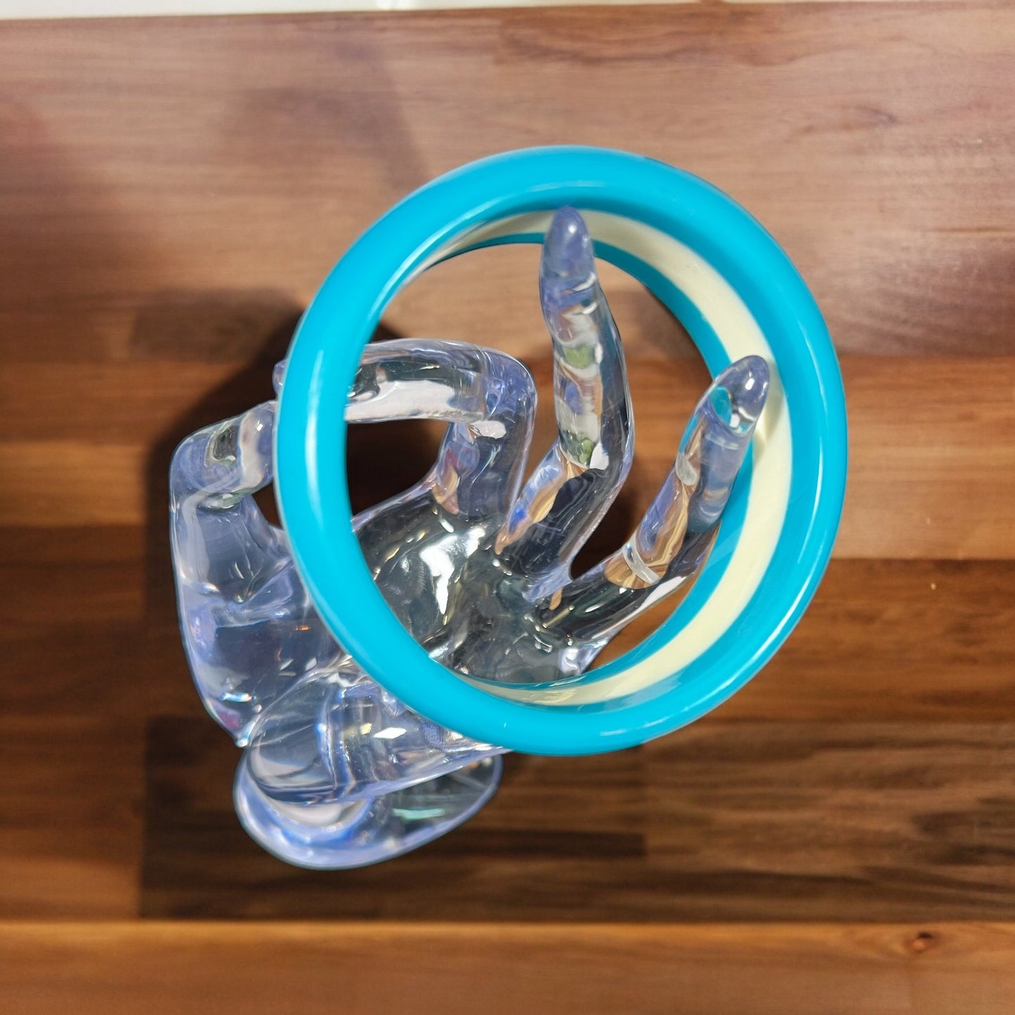 Vintage Lucite Bangle Bracelet | Retro Boho Jewelry