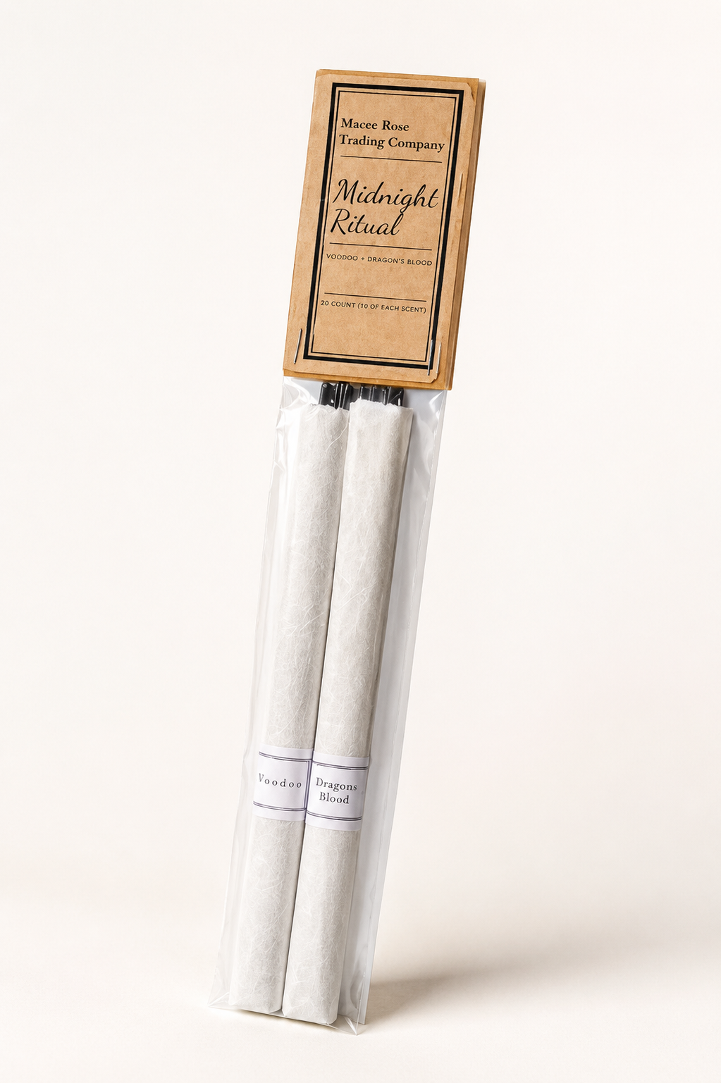 Midnight Ritual Curated Incense Collection | Voodoo + Dragon’s Blood | 20 Count
