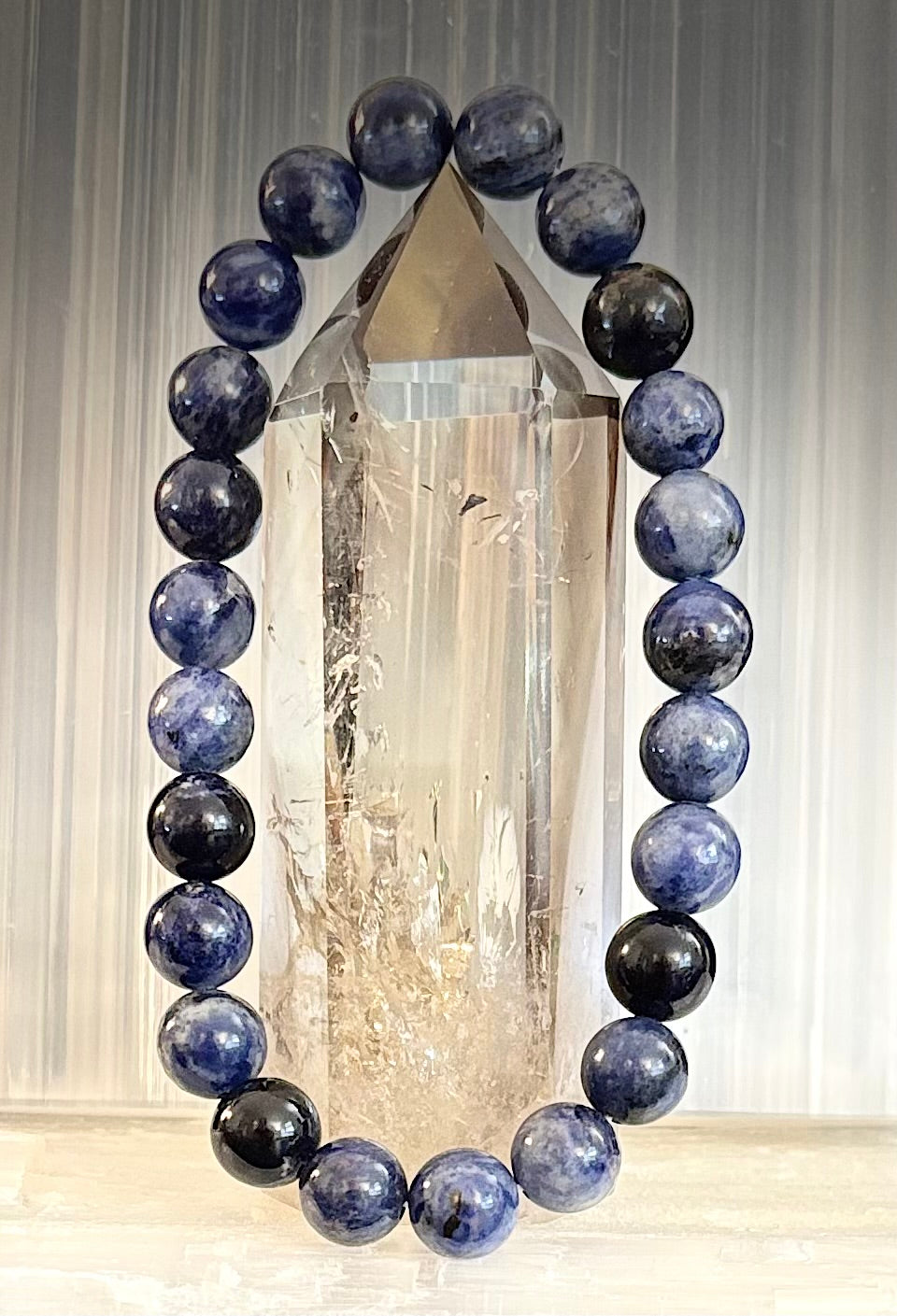 Sodalite Gemstone Bracelet β Intuition, Truth & Emotional Balance