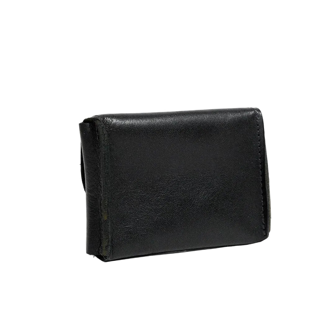Ida Mini Black Leather Card Holder