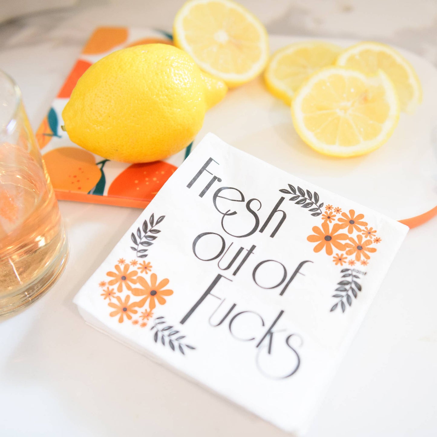 Fresh Out | Unique Funny Cocktail Party Napkins
