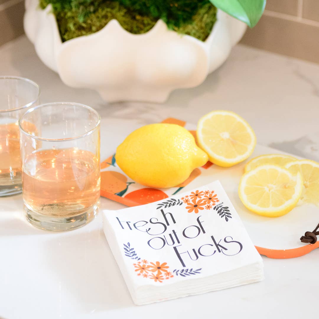 Fresh Out | Unique Funny Cocktail Party Napkins