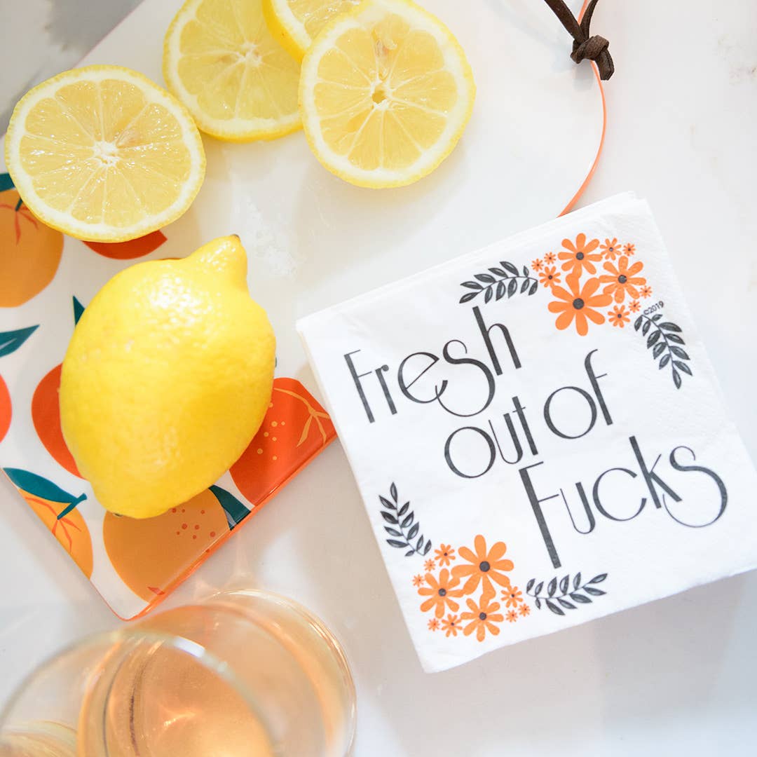 Fresh Out | Unique Funny Cocktail Party Napkins