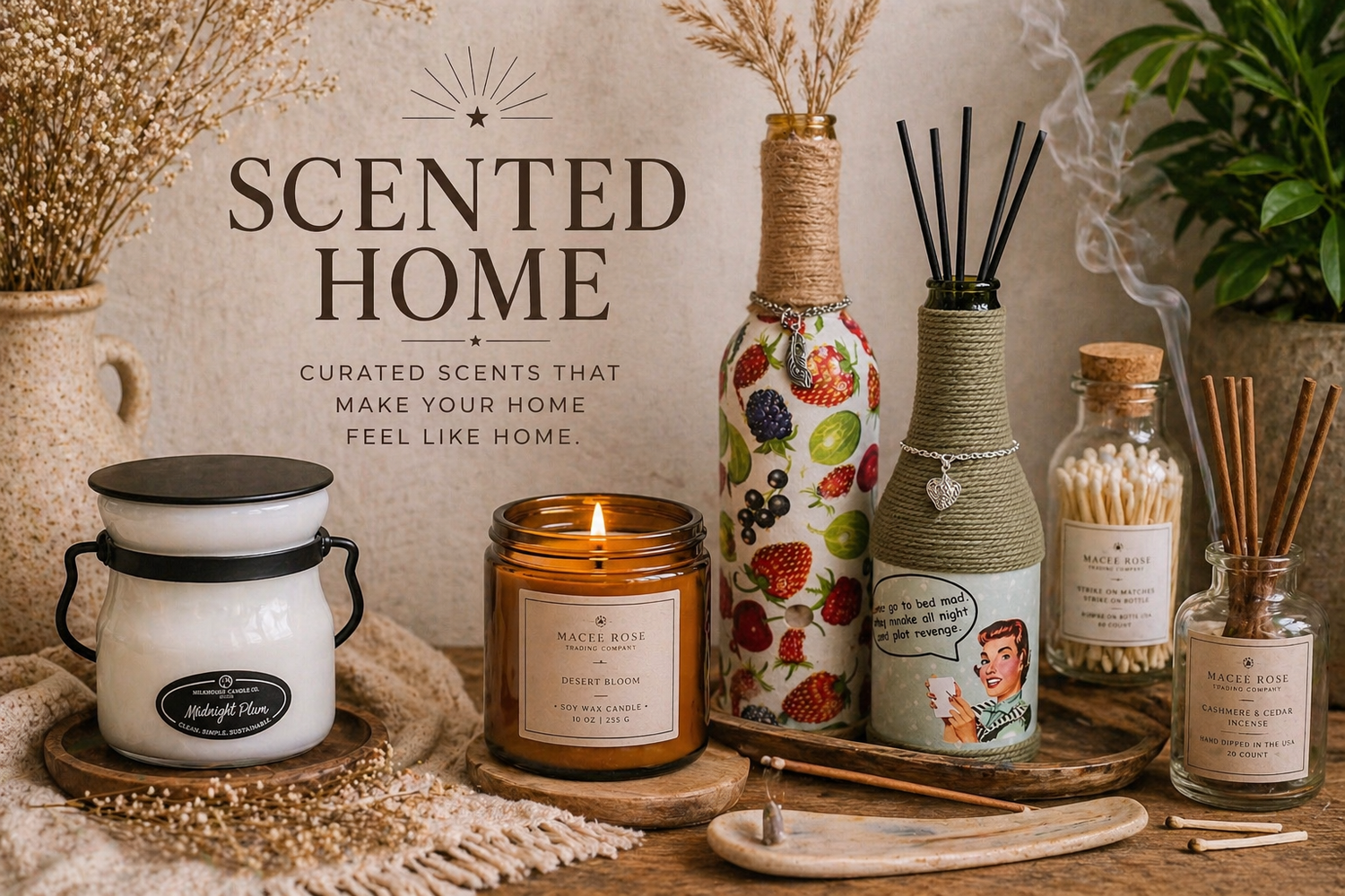 Scented Home - Soft light, layered fragrance, and cozy moments that linger