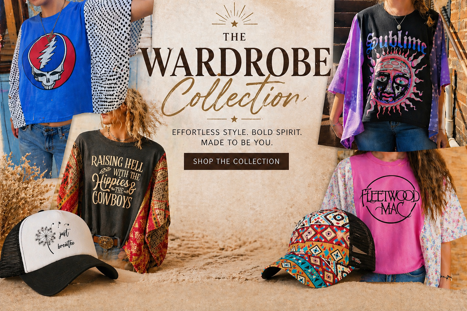 The Wardrobe Collection - Effortless style with a bold, free-spirited edge