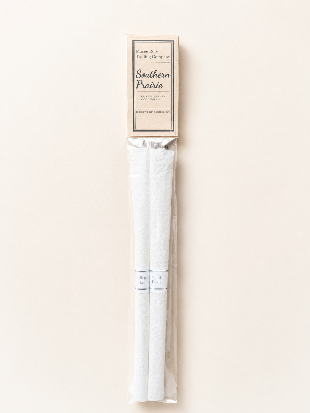 Southern Prairie Curated Incense Collection | Rugged Leather + Good Earth | Handmade Artisan Incense Gift Set