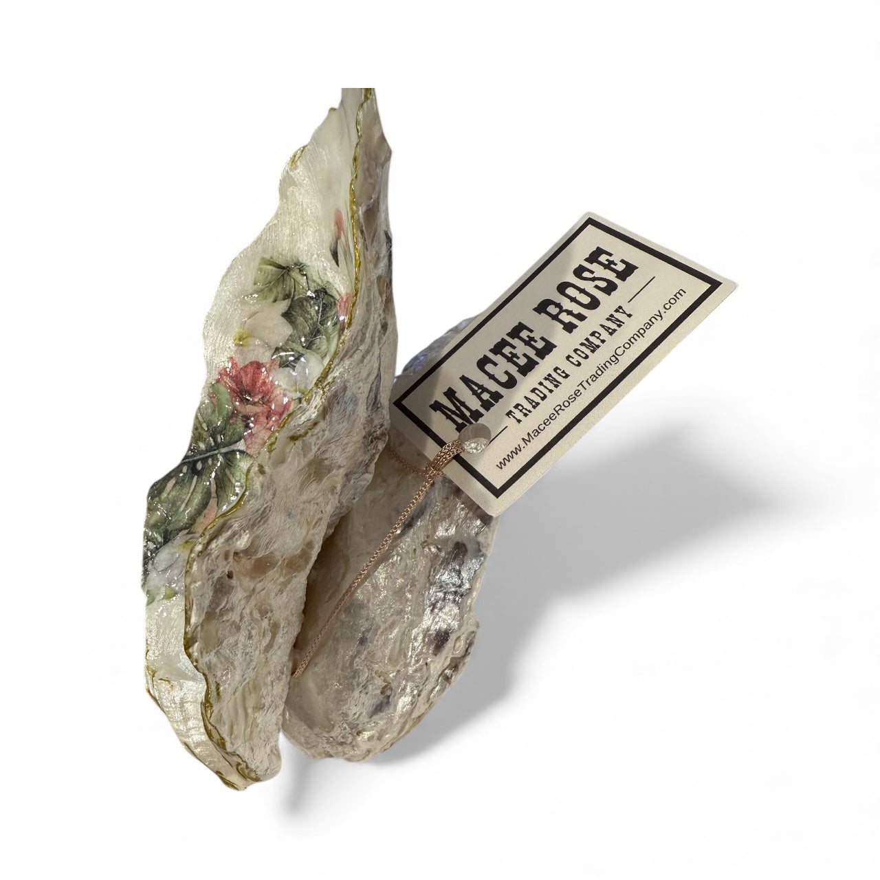 Flamingo Oyster Shell Trinket Dish Home Decor Gift