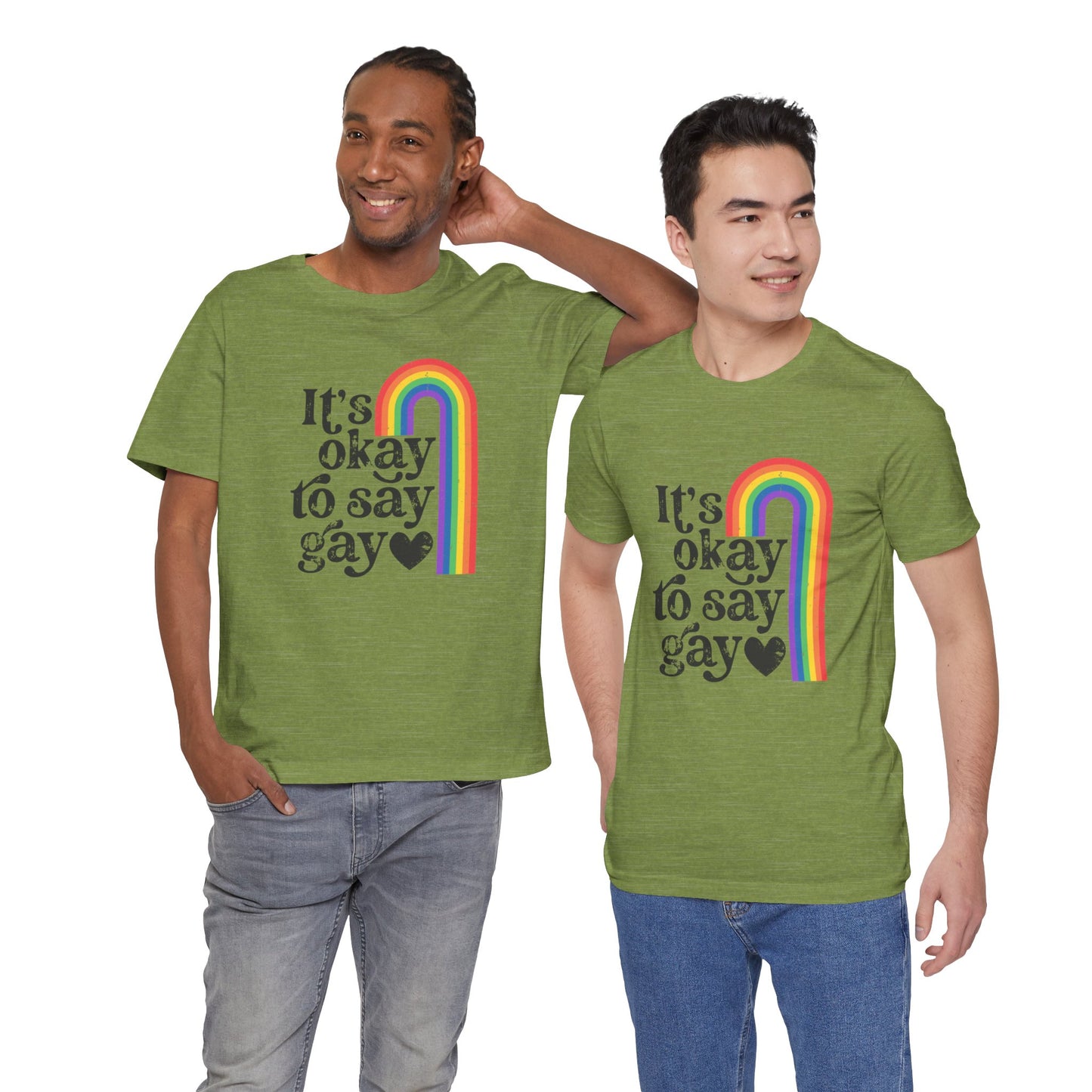 It's OK to say Gay  Short Sleeve Tee