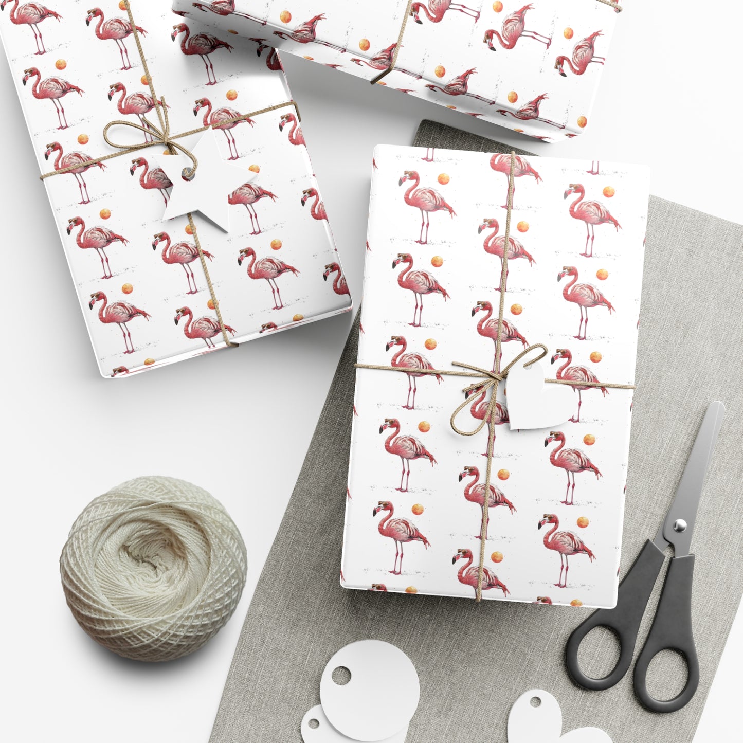 Flamingo Gift Wrap Paper