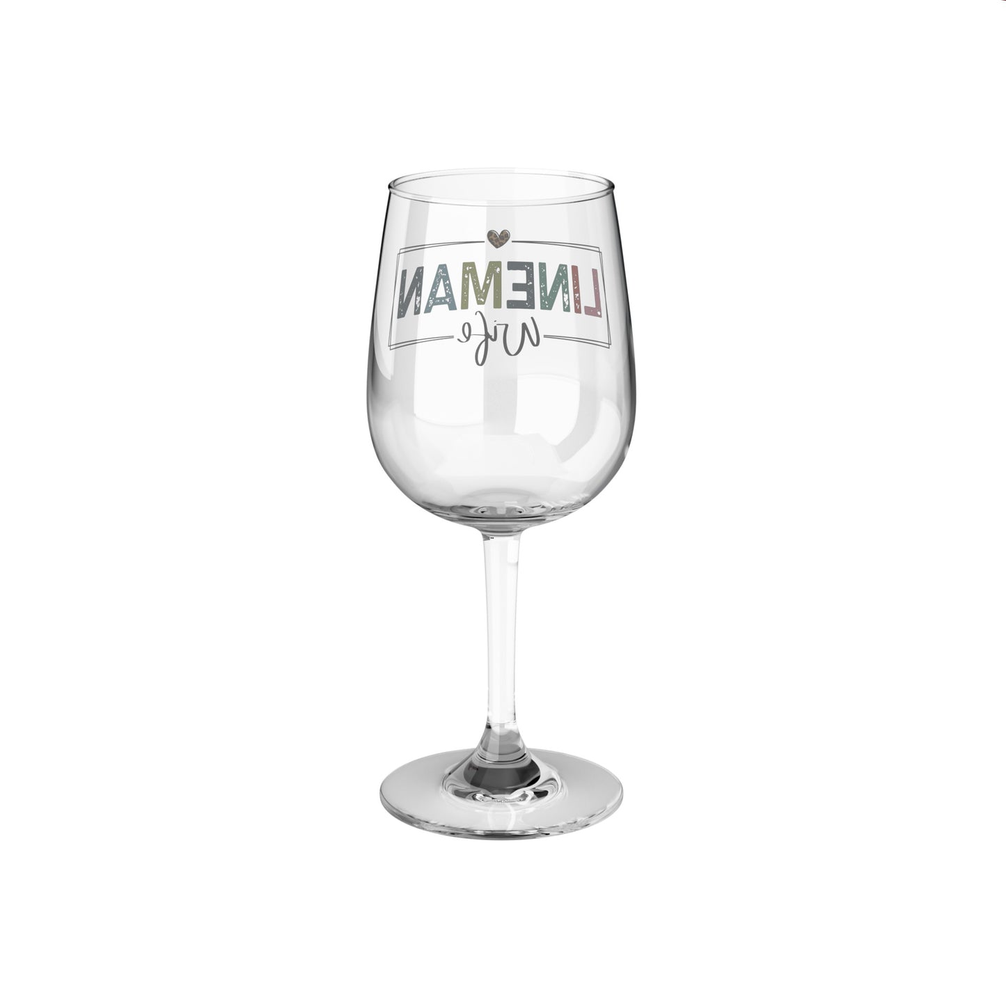 Lineman Wife Wine Glass, 12oz