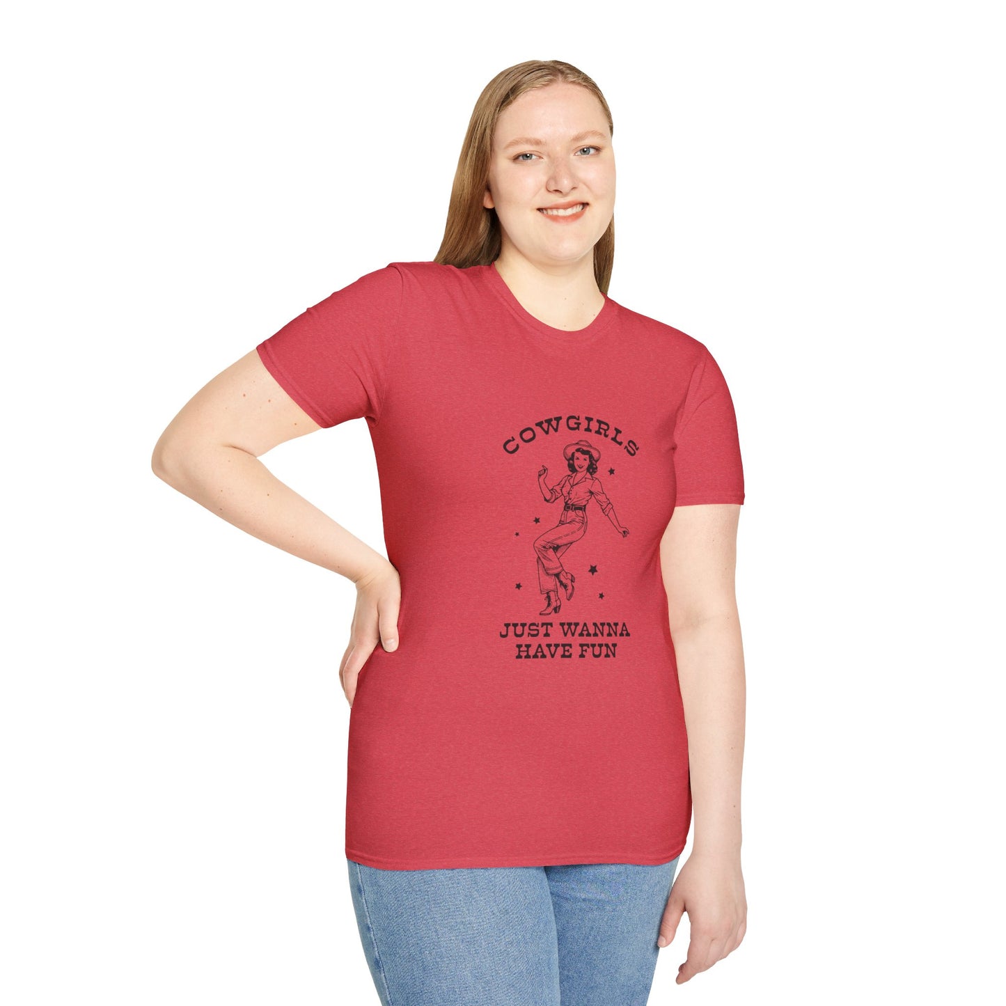 Cowgirls Just Wanna Have Fun Softstyle T-Shirt