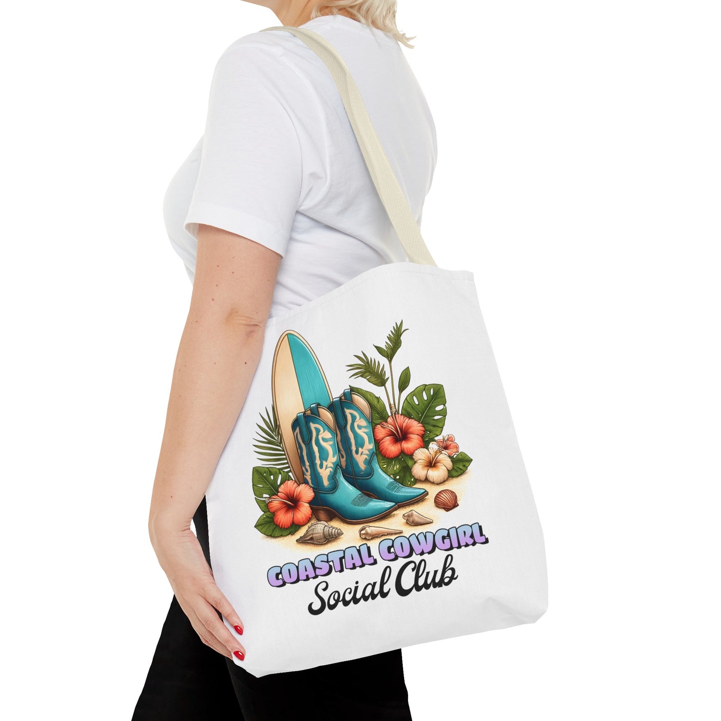 Coastal Cowgirl Social Club Tote Bag