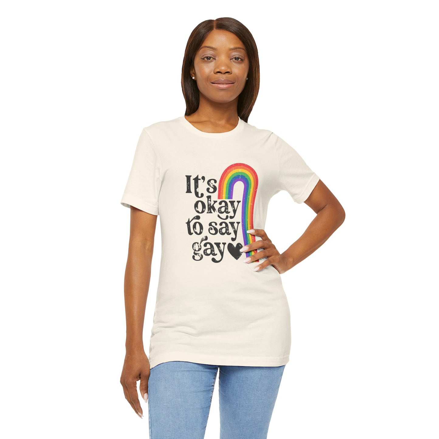 It's OK to say Gay  Short Sleeve Tee