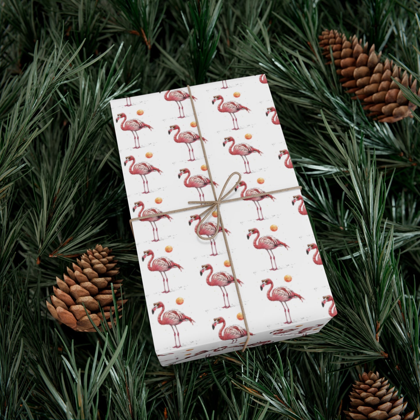 Flamingo Gift Wrap Paper