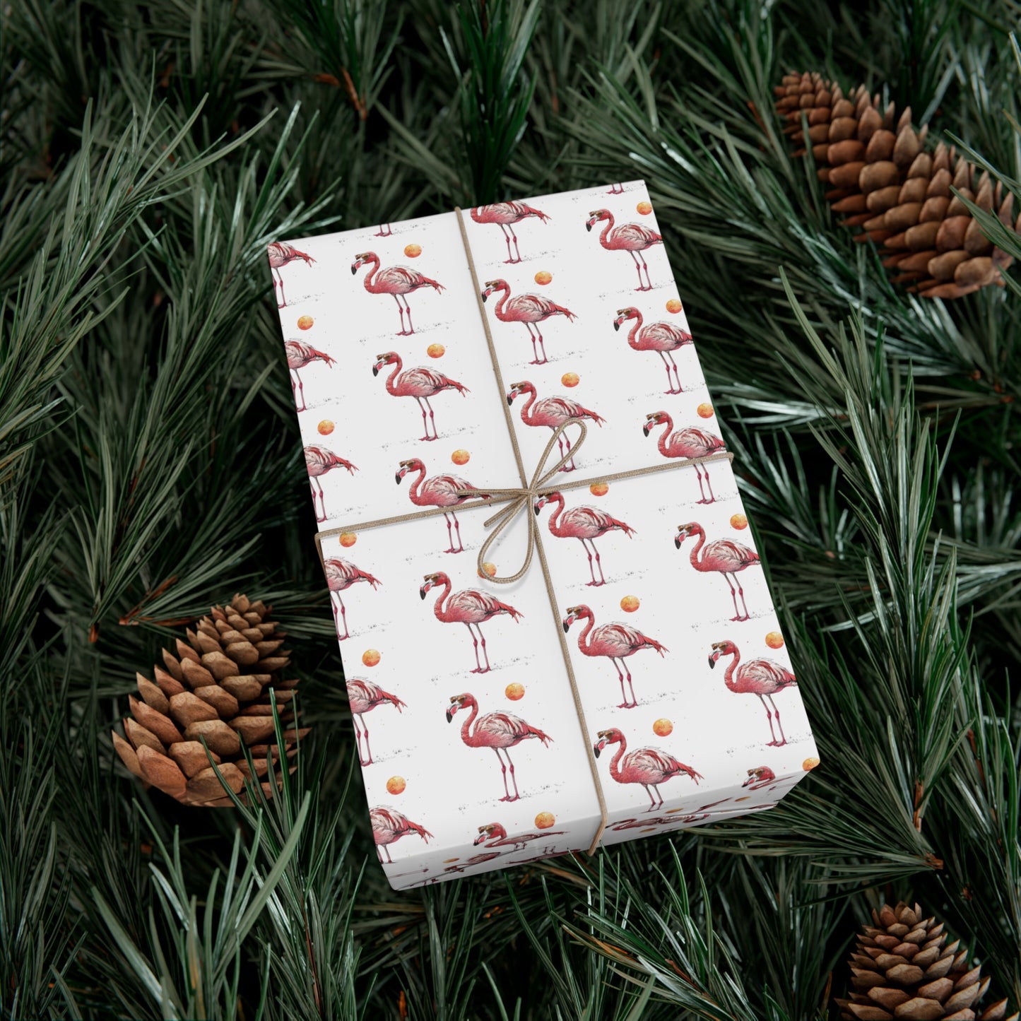 Flamingo Gift Wrap Paper