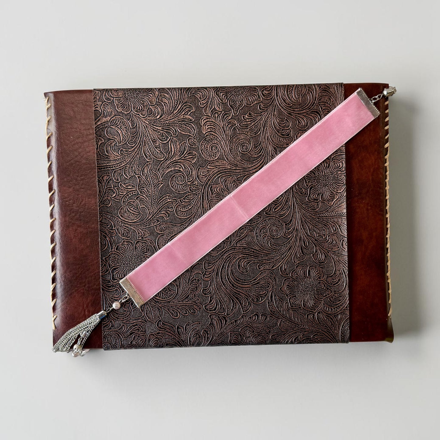 Handmade Velvet Ribbon Bookmark | Luxury Boho Gift for Readers