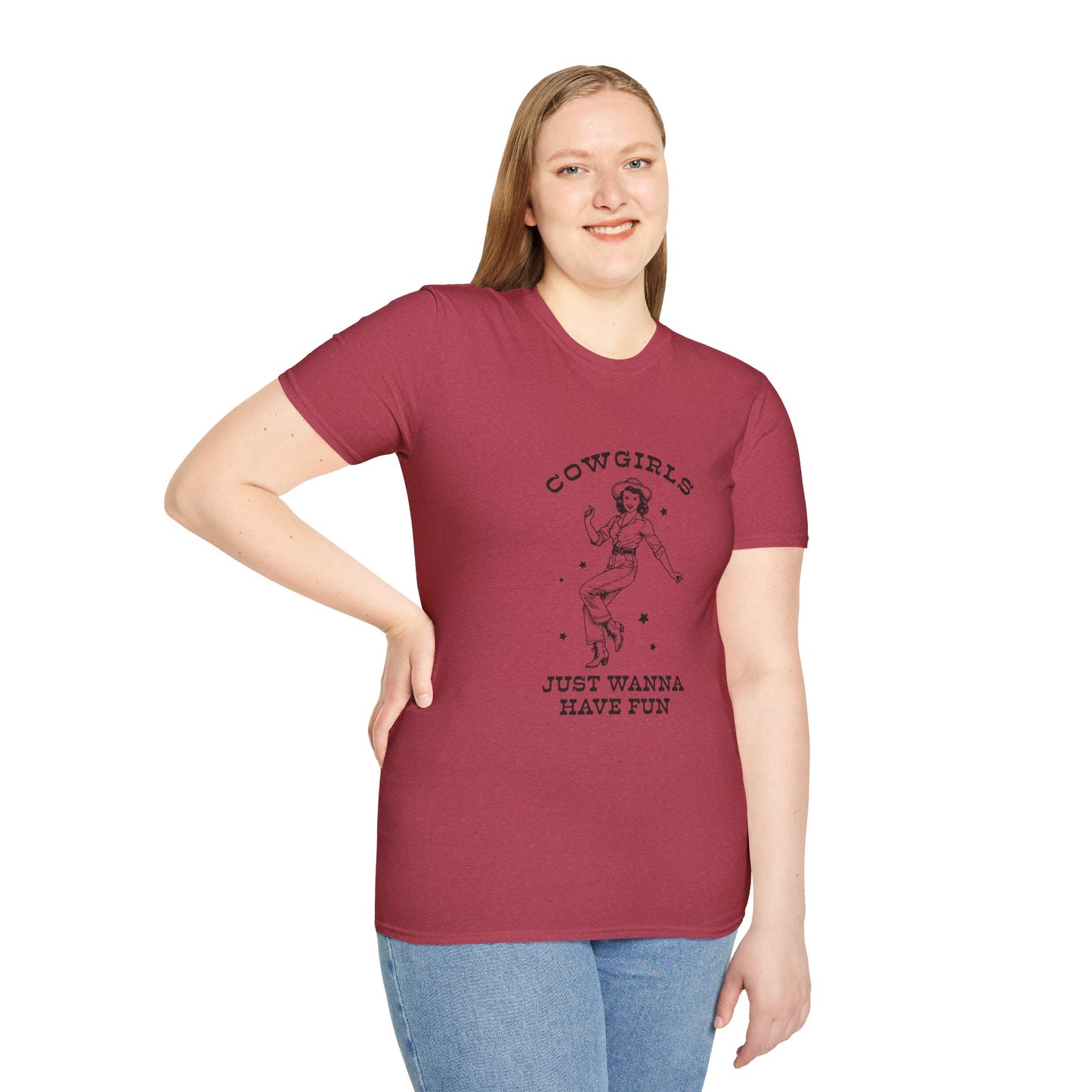 Cowgirls Just Wanna Have Fun Softstyle T-Shirt