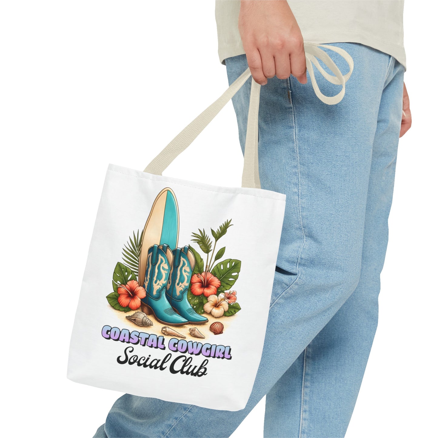 Coastal Cowgirl Social Club Tote Bag