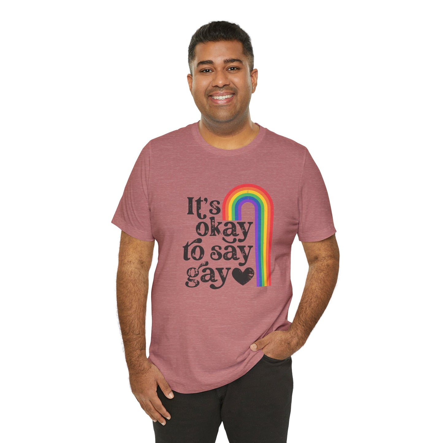 It's OK to say Gay  Short Sleeve Tee