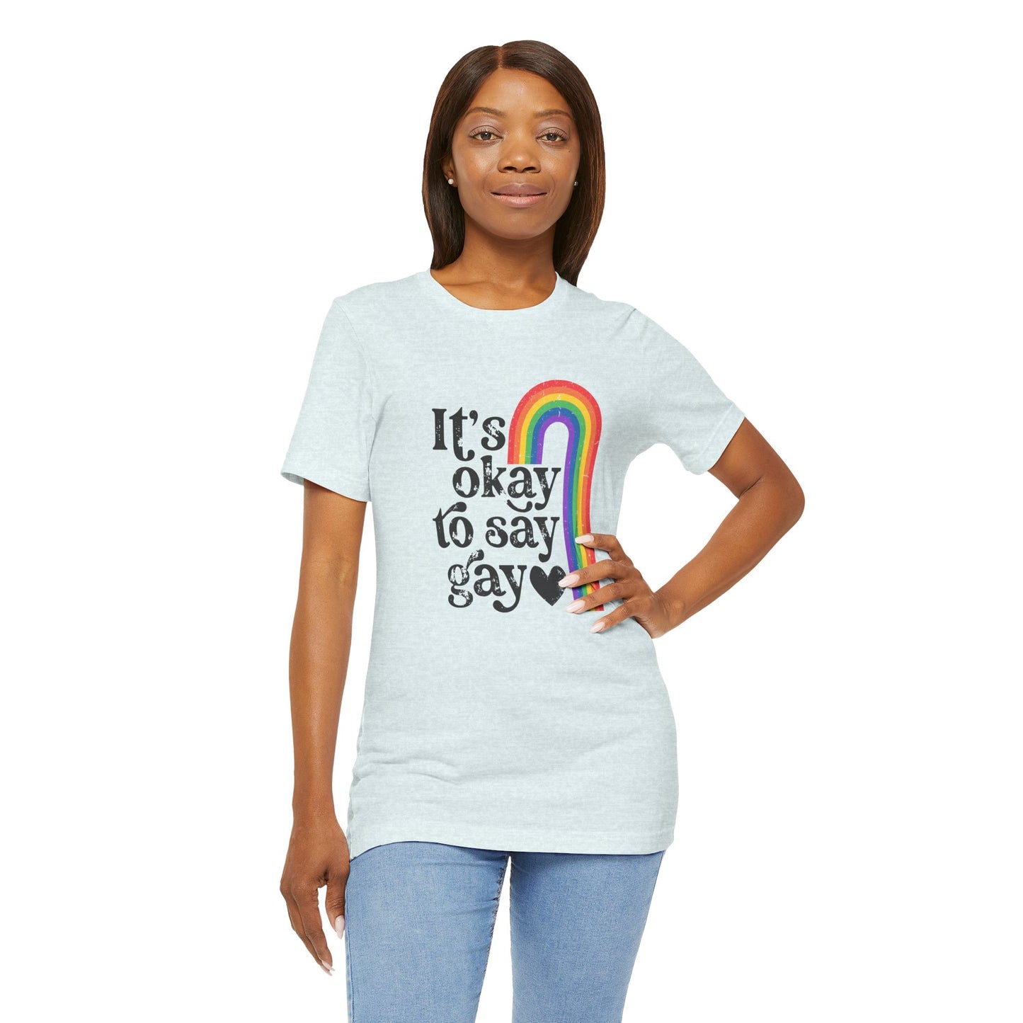 It's OK to say Gay  Short Sleeve Tee