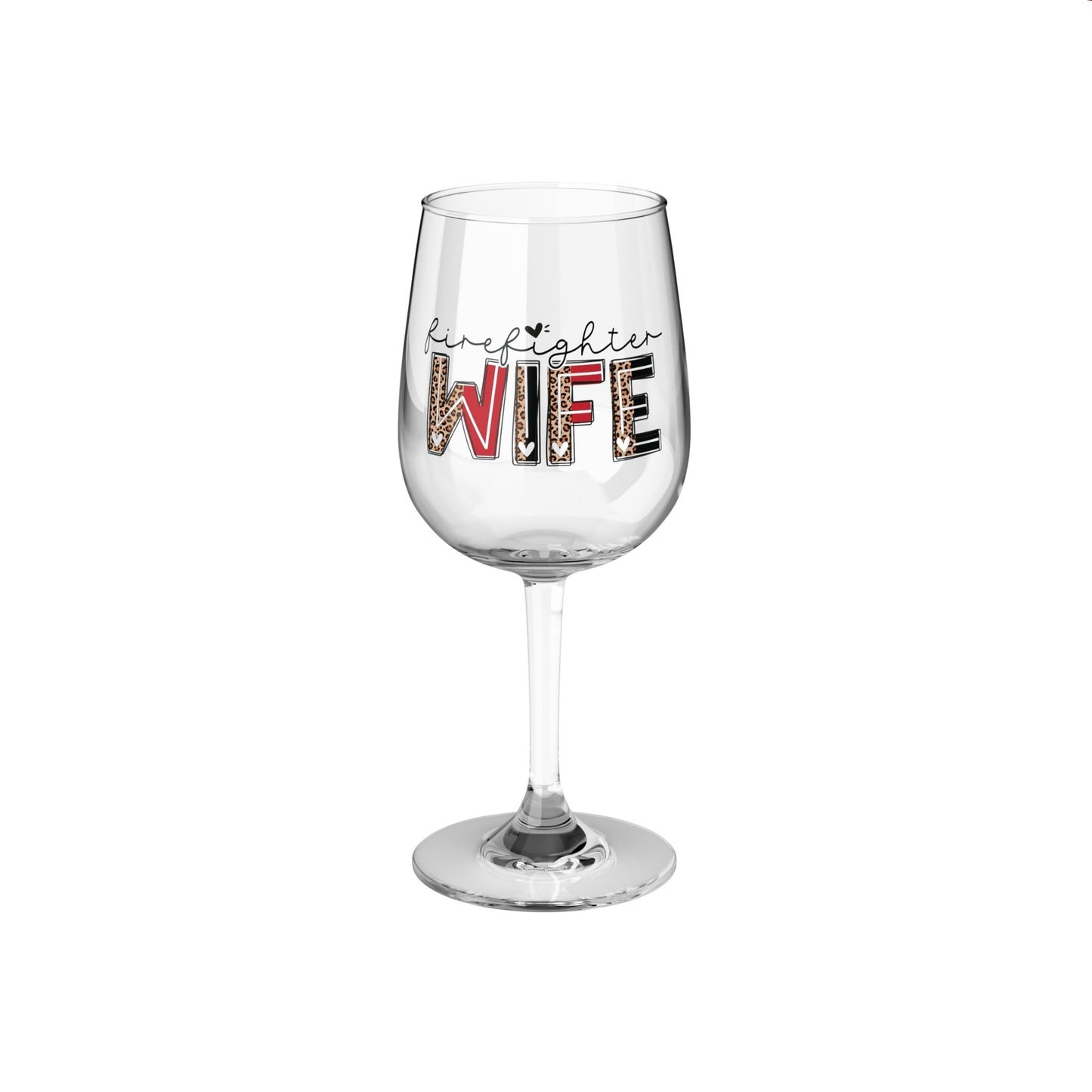 Firefighter Wife Wine Glass, 12oz