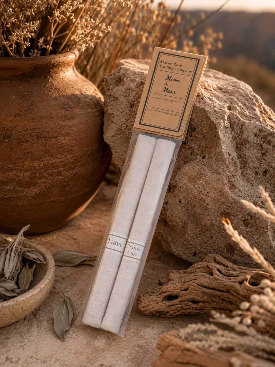 Moon & Mesa Curated Incense Collection | Luna & Prairie Sage