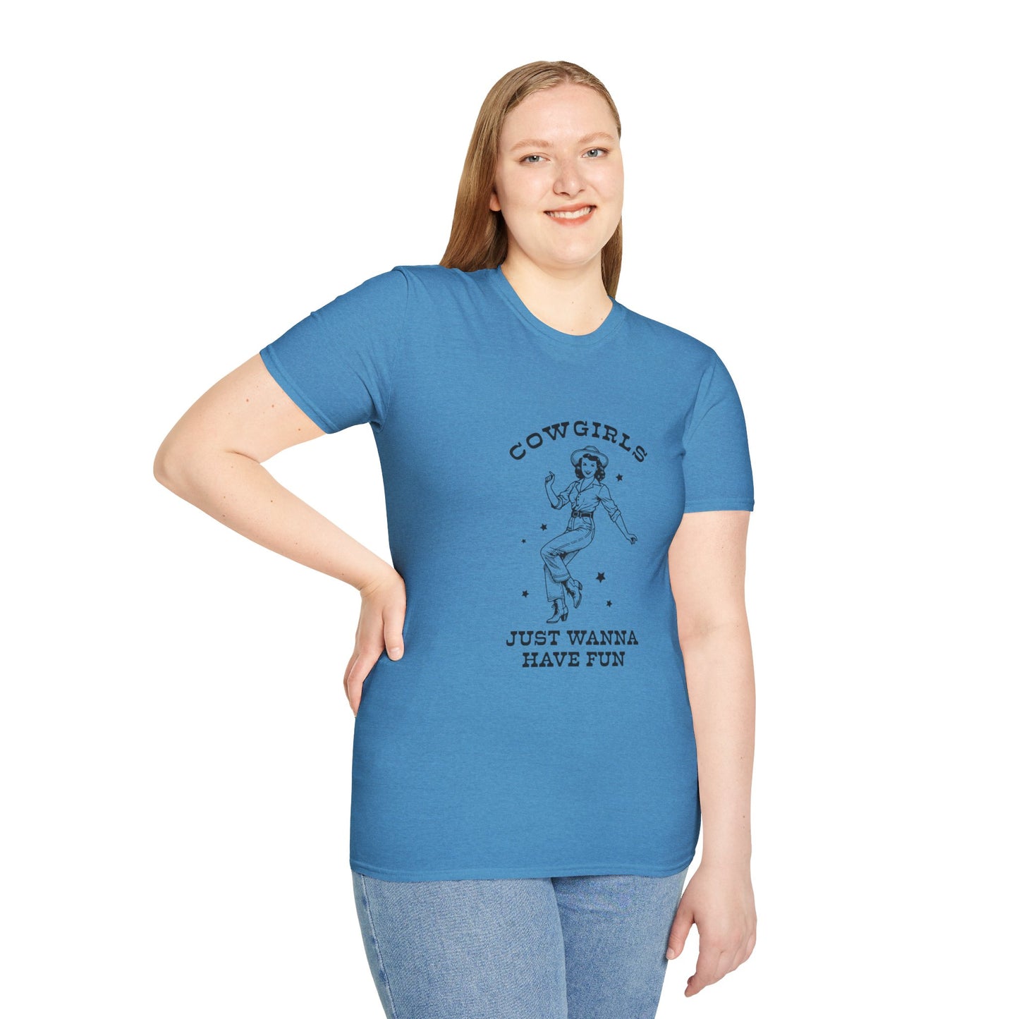 Cowgirls Just Wanna Have Fun Softstyle T-Shirt