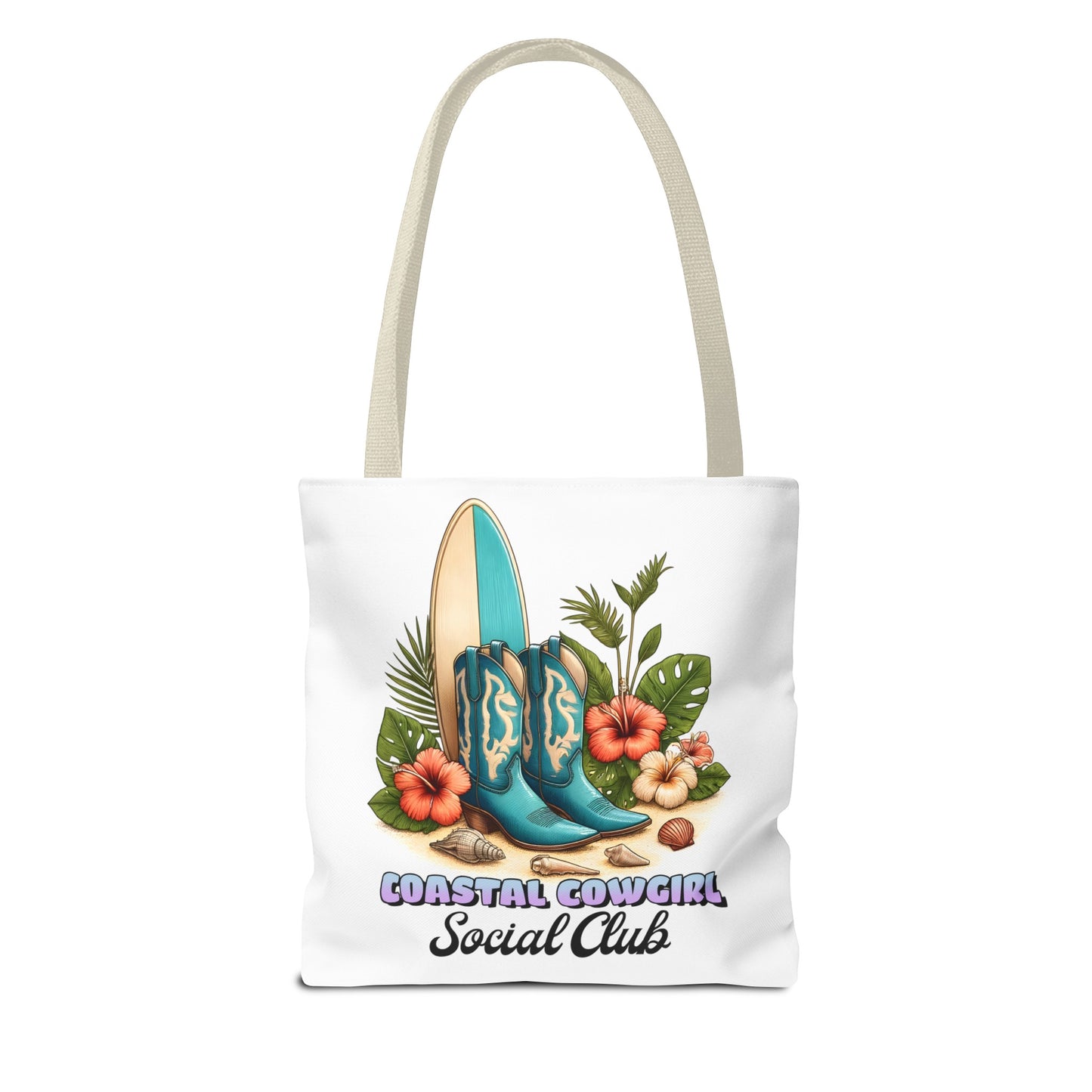 Coastal Cowgirl Social Club Tote Bag