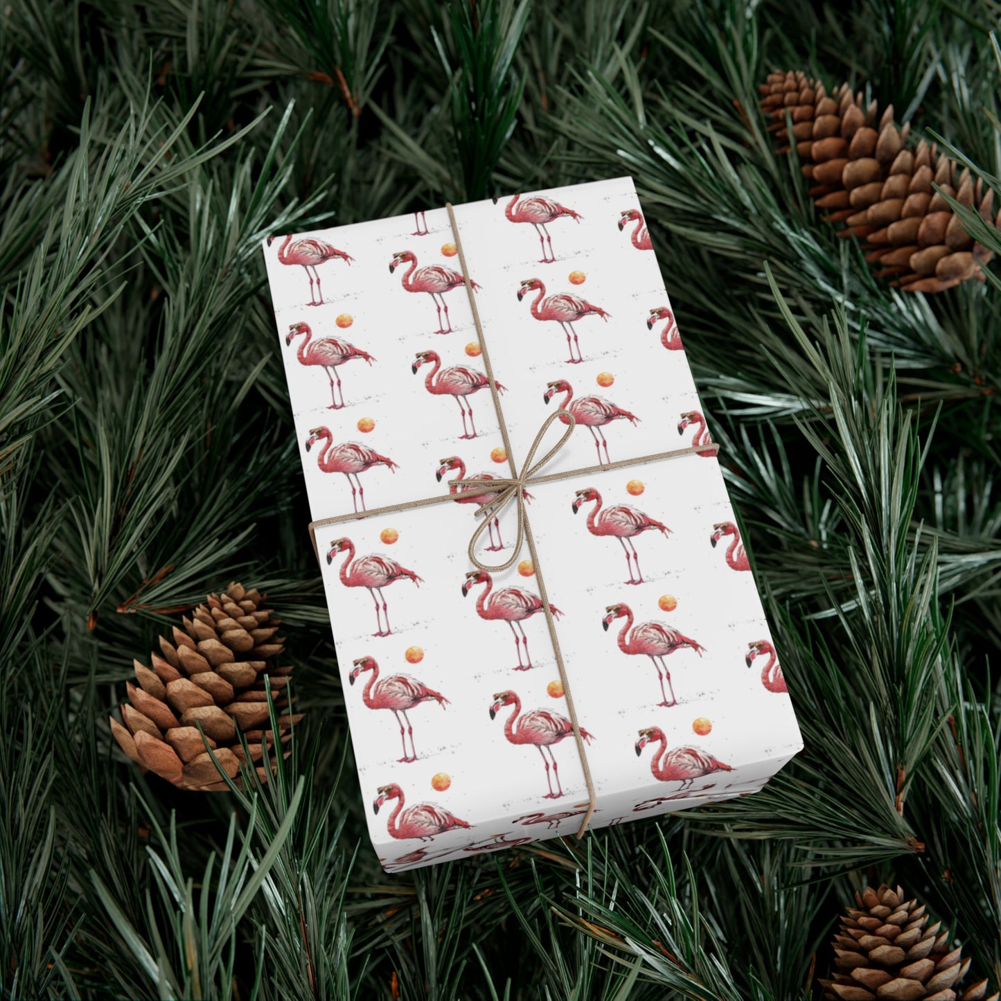 Flamingo Gift Wrap Paper