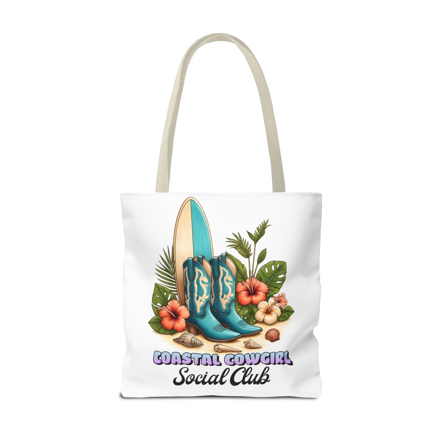 Coastal Cowgirl Social Club Tote Bag