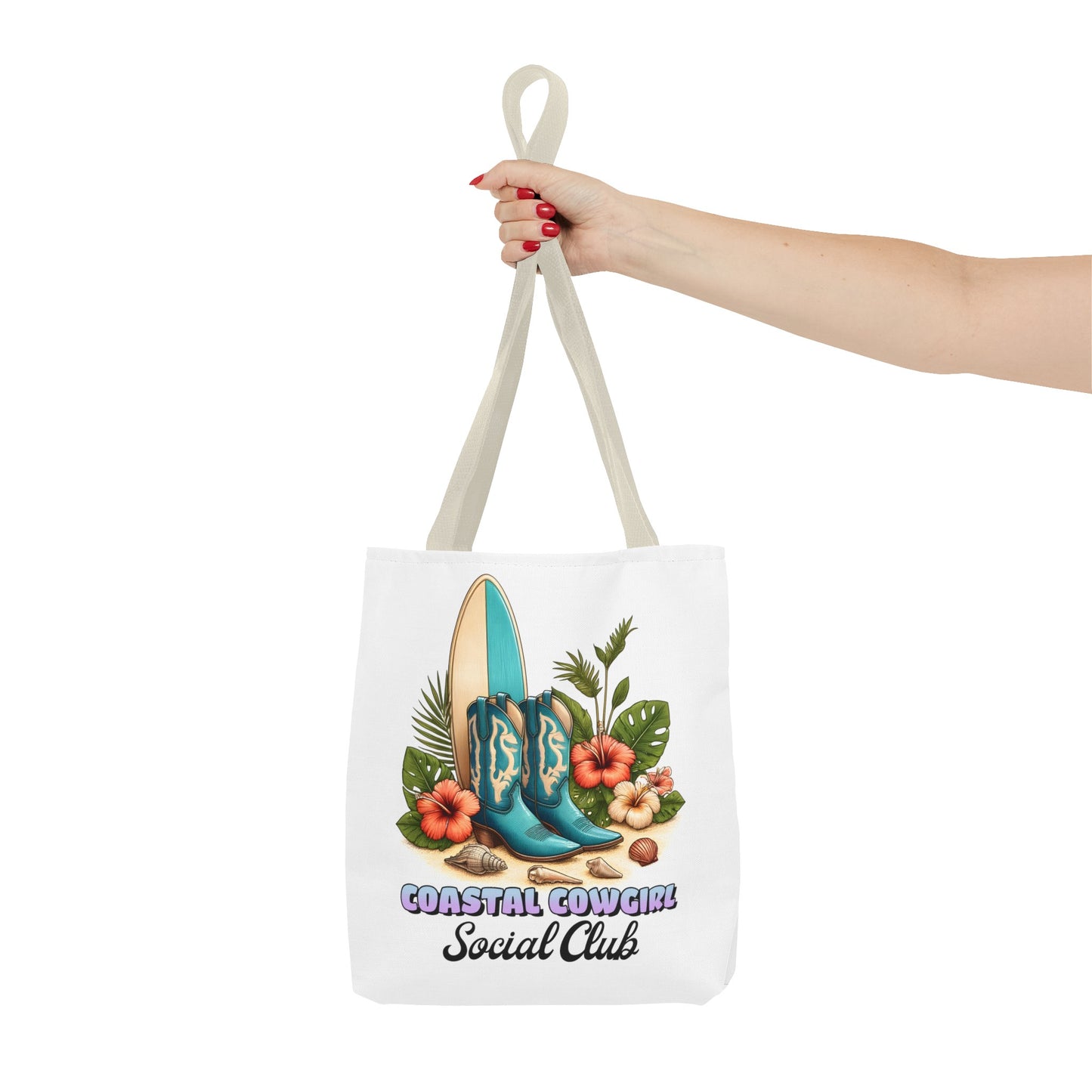 Coastal Cowgirl Social Club Tote Bag