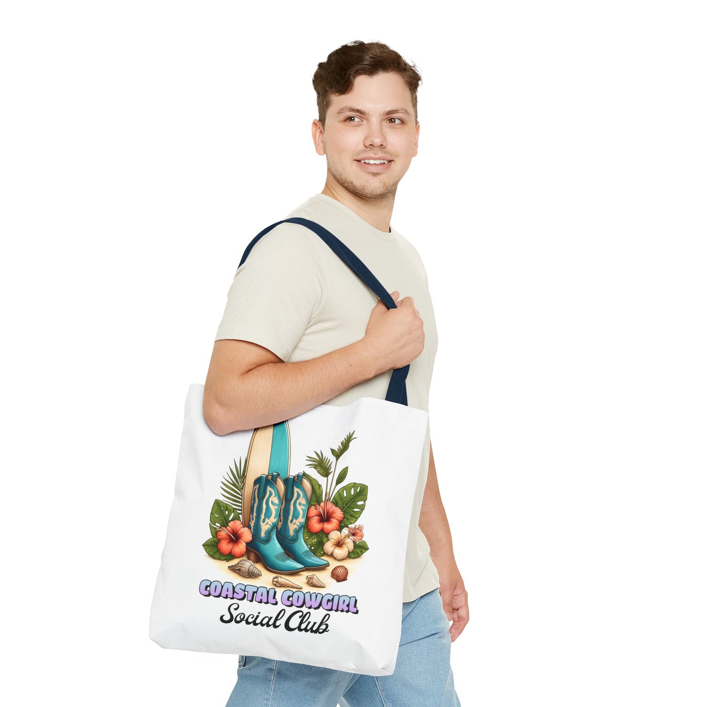 Coastal Cowgirl Social Club Tote Bag