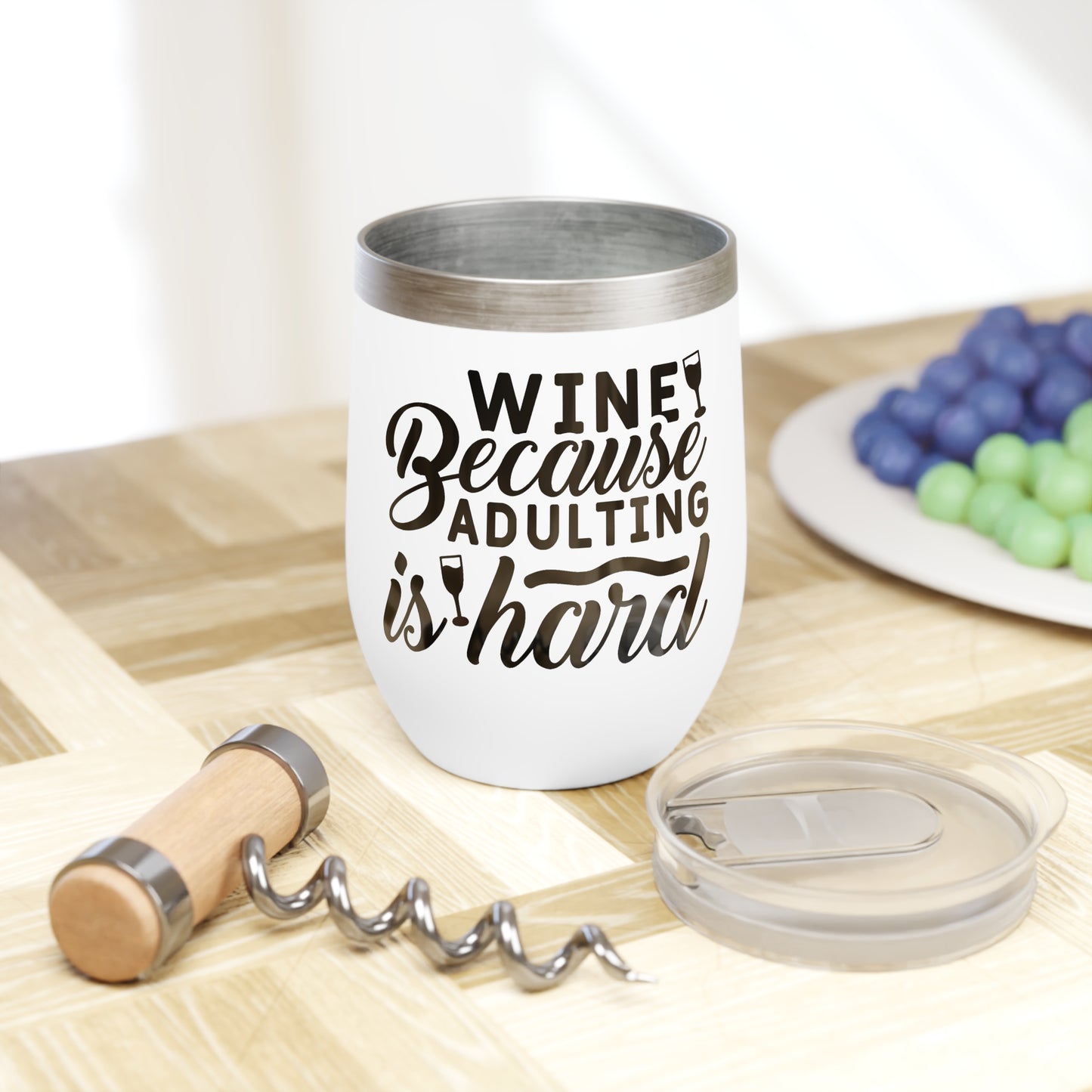 Adulting Is Hard Chill Wine Tumbler