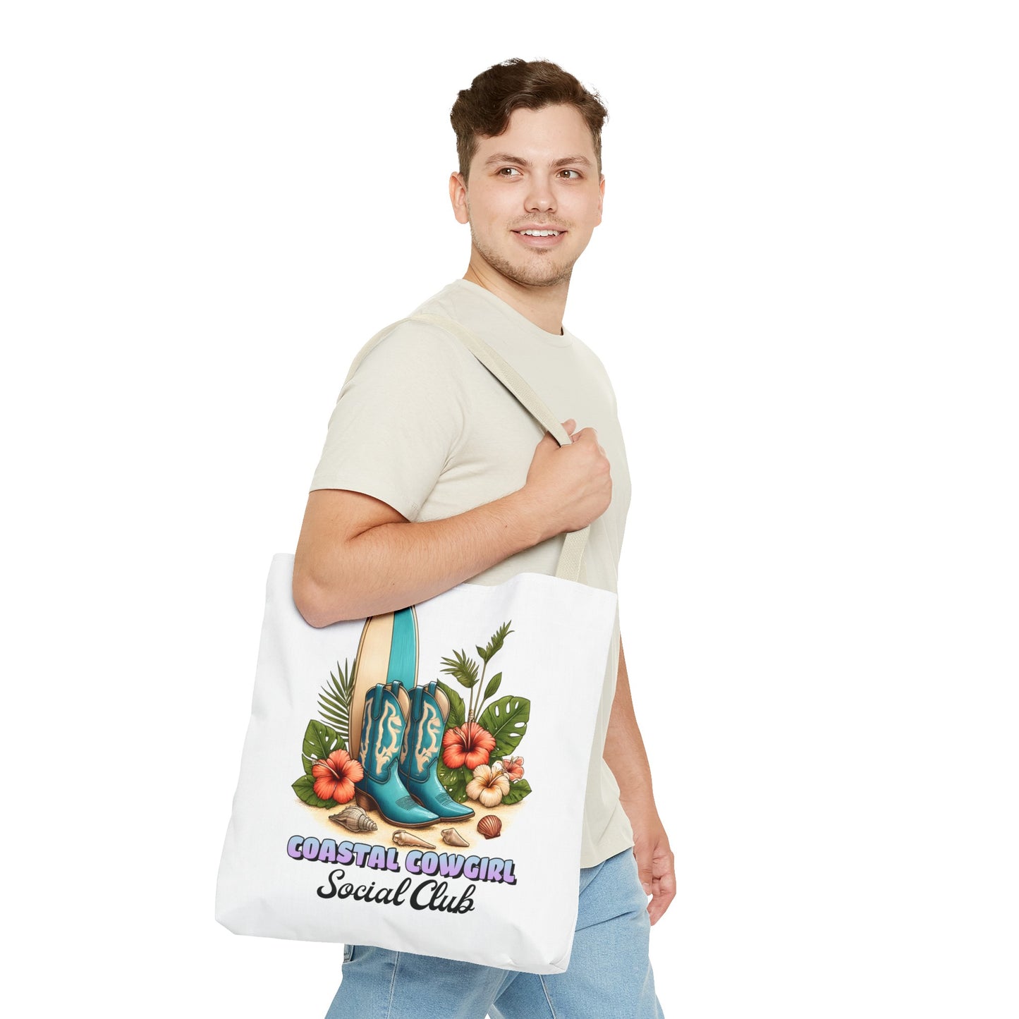 Coastal Cowgirl Social Club Tote Bag