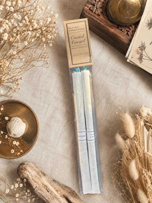 Coastal Cowgirl Curated Incense Collection | Jasmine & Ocean Wind | 20 Incense Sticks
