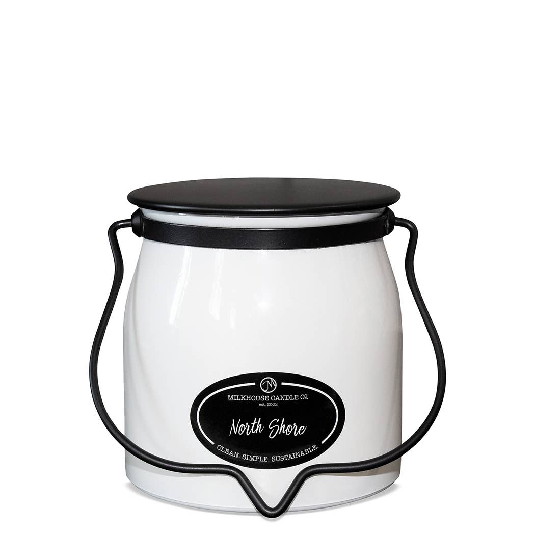 16 oz Butter Jar Candle: North Shore