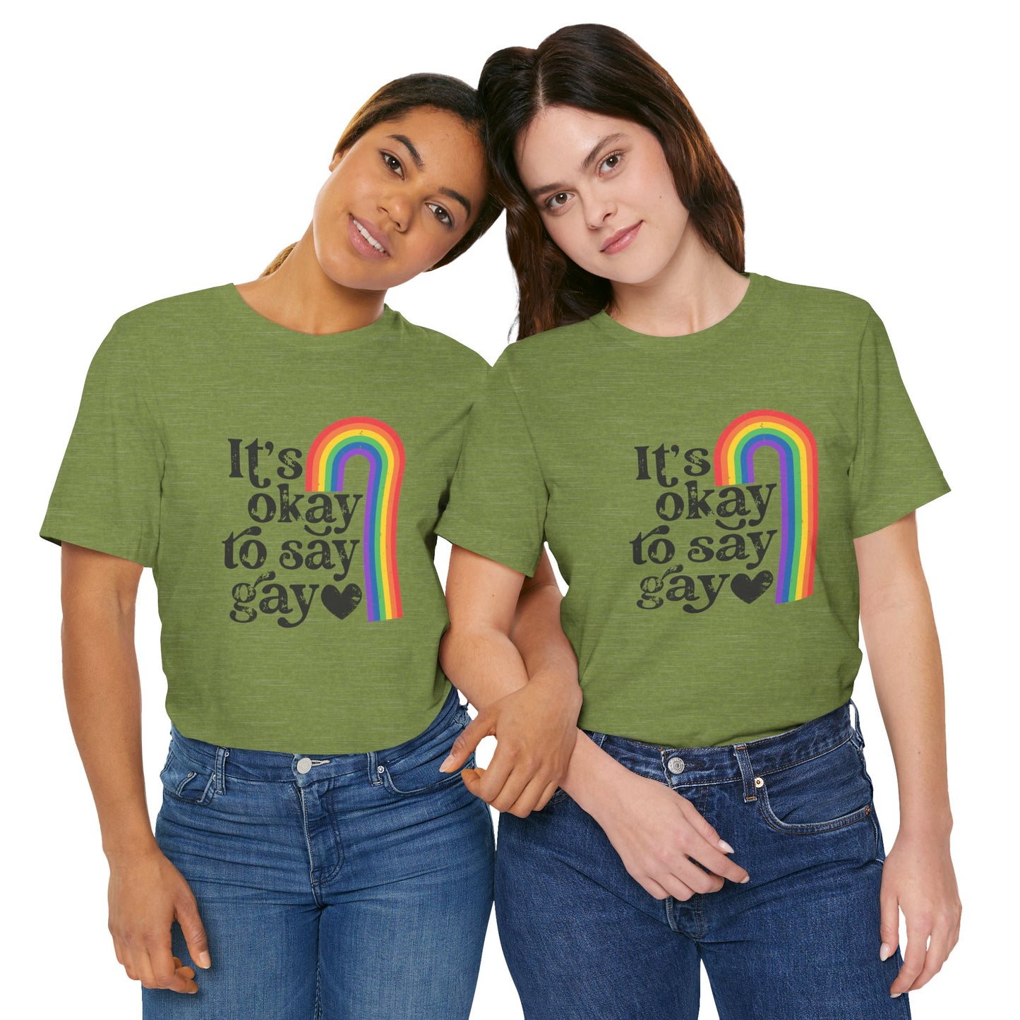 It's OK to say Gay  Short Sleeve Tee