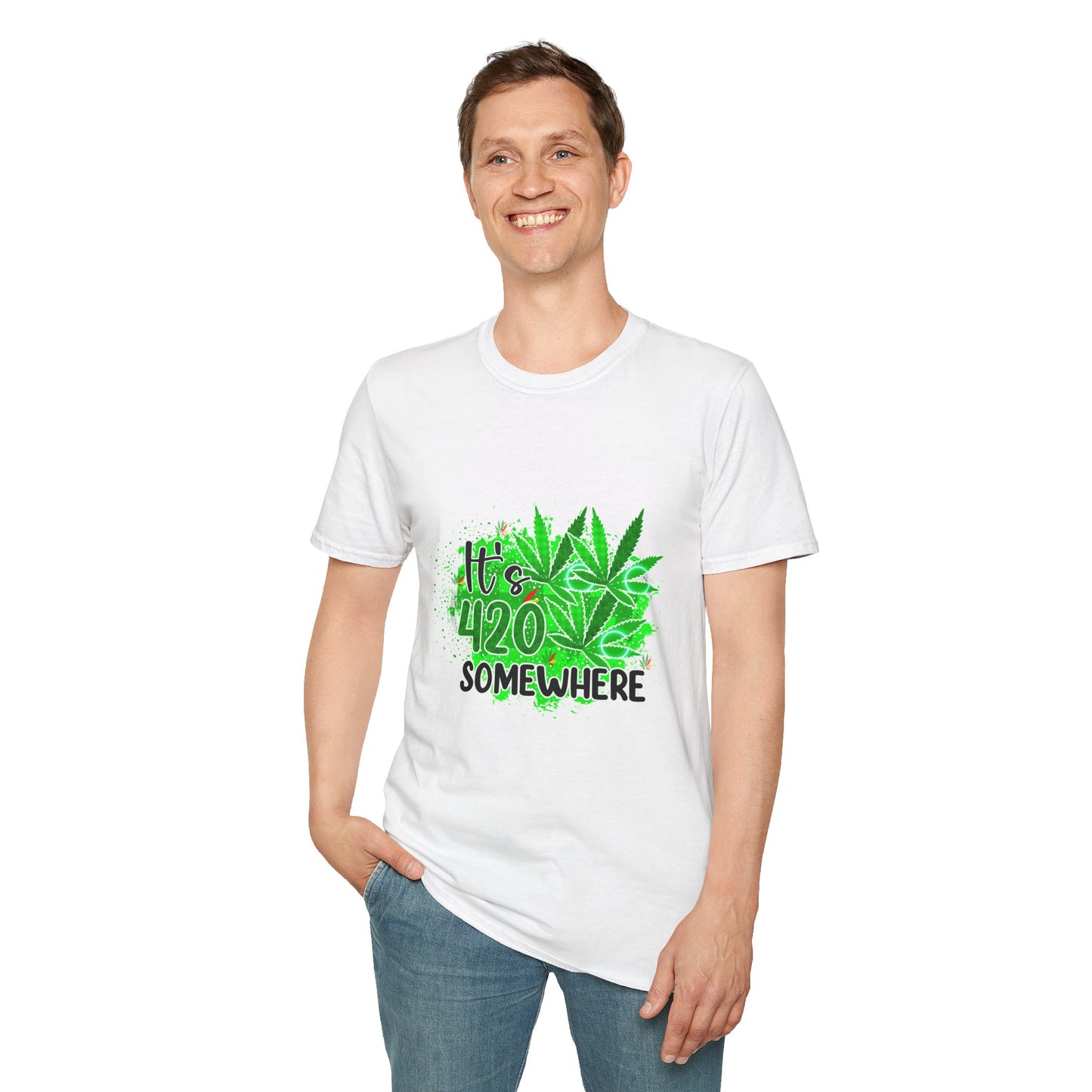 It's 420 Somewhere Unisex T-Shirt