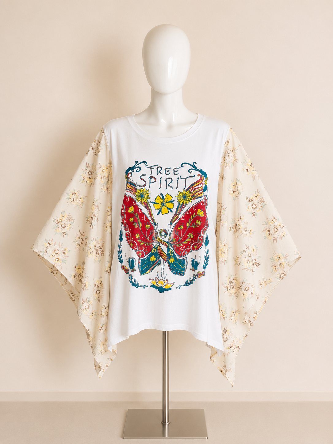 Free Spirit Handmade Boho Poncho Top