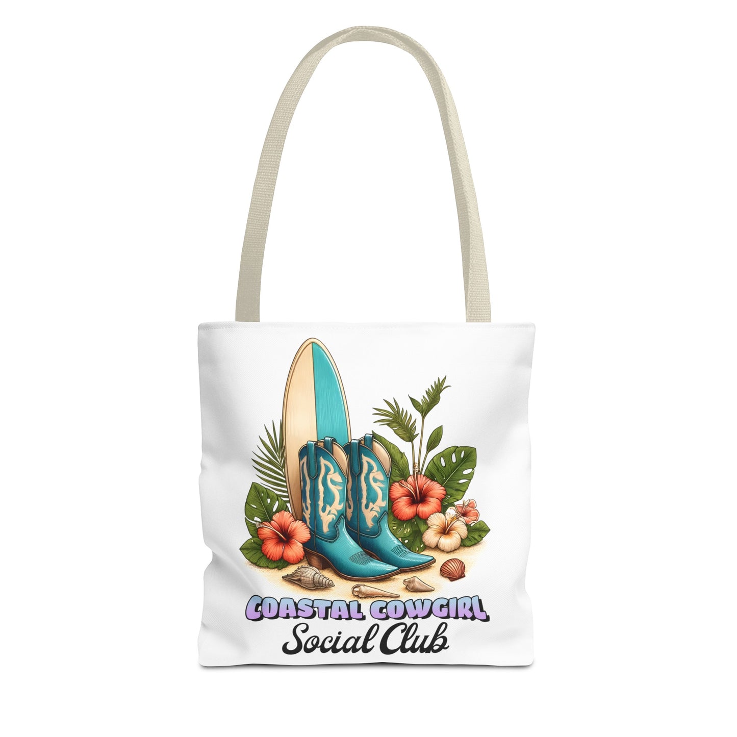 Coastal Cowgirl Social Club Tote Bag