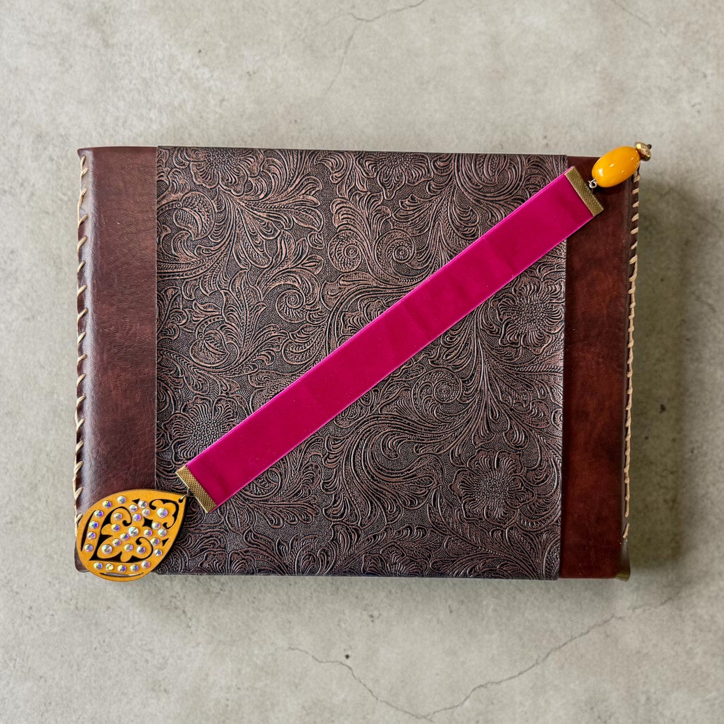 Handmade Velvet Ribbon Bookmark | Luxury Boho Gift for Readers