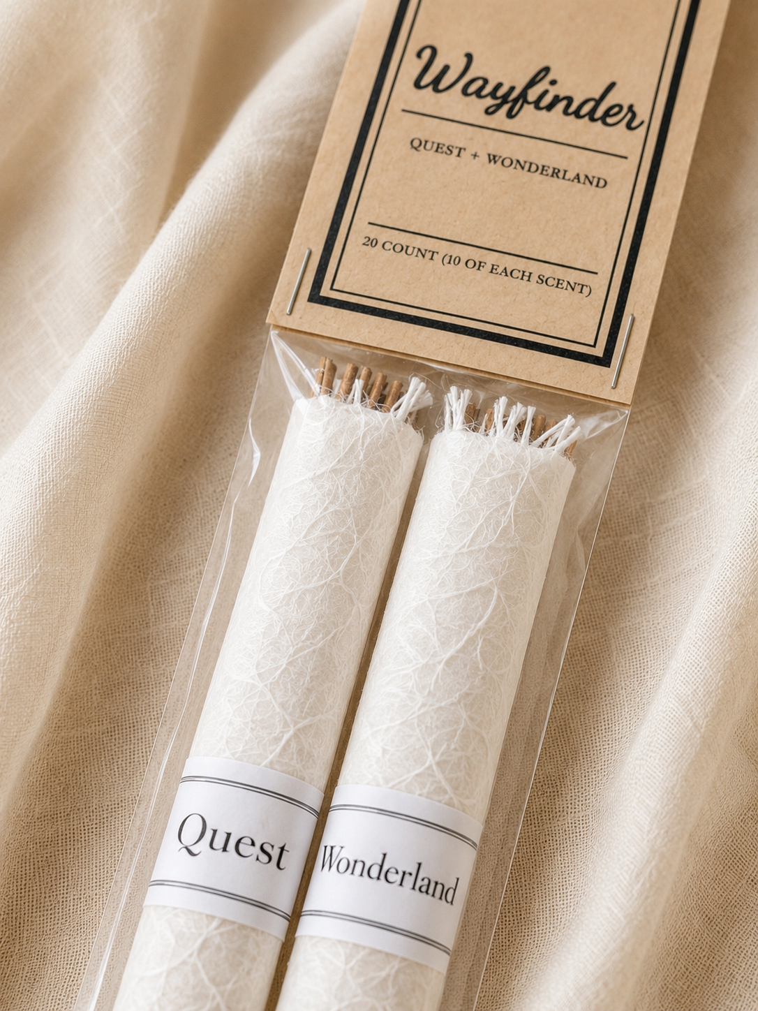 Wayfinder Curated Incense Collection | Quest + Wonderland | 20 Count Handmade Incense Set