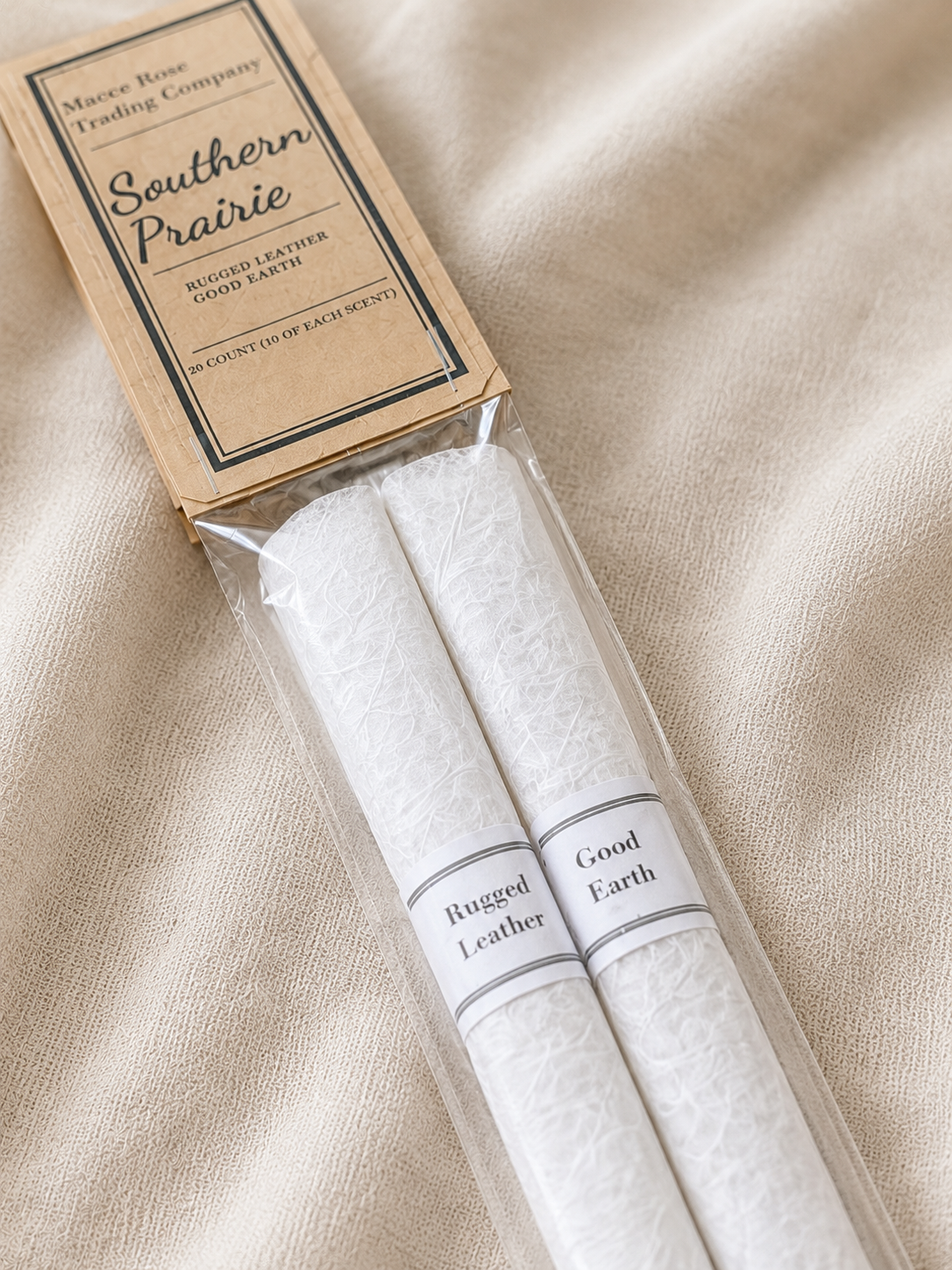 Southern Prairie Curated Incense Collection | Rugged Leather + Good Earth | Handmade Artisan Incense Gift Set