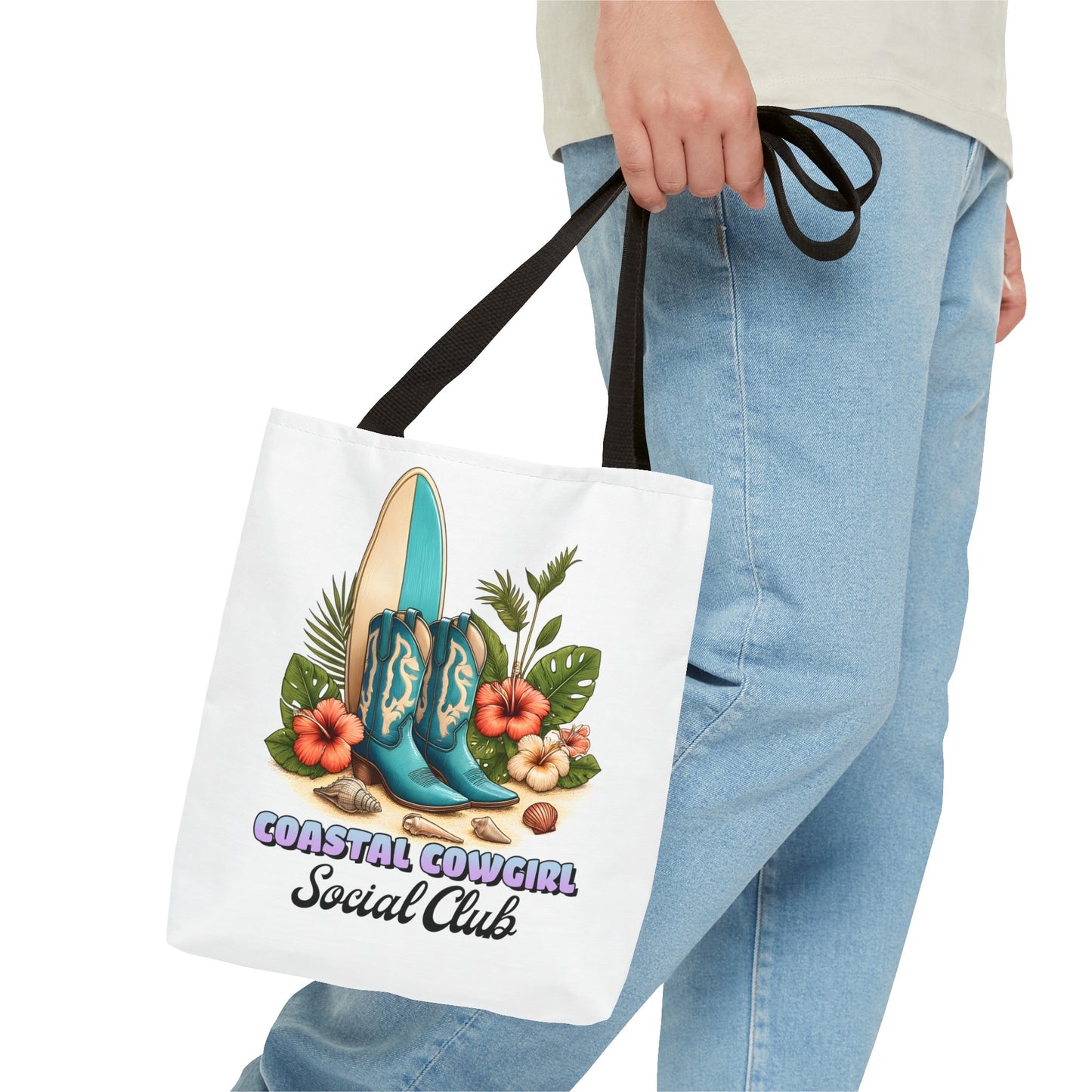 Coastal Cowgirl Social Club Tote Bag